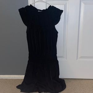 Black high neck cute mini dress!